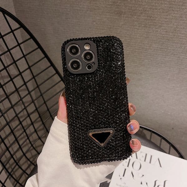 Phone Designer Bling Diamond Case for iPhone 17 16 Pro Max 15 14 Plus 13 Pro 12 Mini 11 XR XS 8 Luxury Crystal Rhinestone Glitter Sparkle Back Cover Funda Coque 111 Z260604