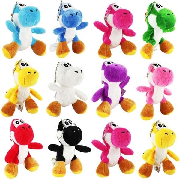 Plush Keychains 10cm Toy Doll Keychain Kawaii Cute Anime Game Dragon Plushie Accessories Soft Stuffed Backpack Pendant Toys 230603