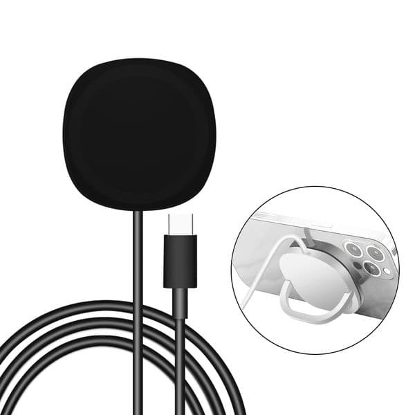 Foldable 2 in 1 15W Wireless Charger Pad For iPhone 14 13 Quick Charging Magsafe Wireless Chargers Mini Portable Type C USB Wireless Charging Adapter in Retail Box