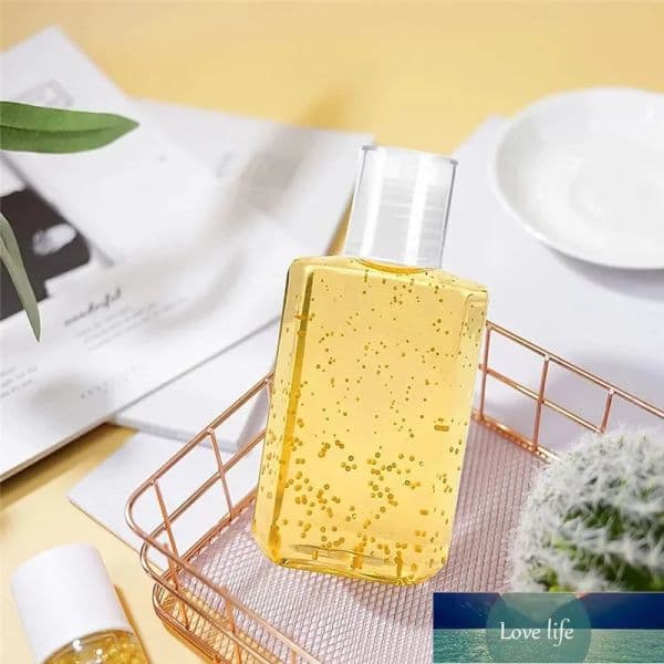 Clear Plastic Bottle PET Refillable Empty Travel Container Cosmetic Bottles with Flip Cap for Shampoo Liquid Lotion 30ml 60ml