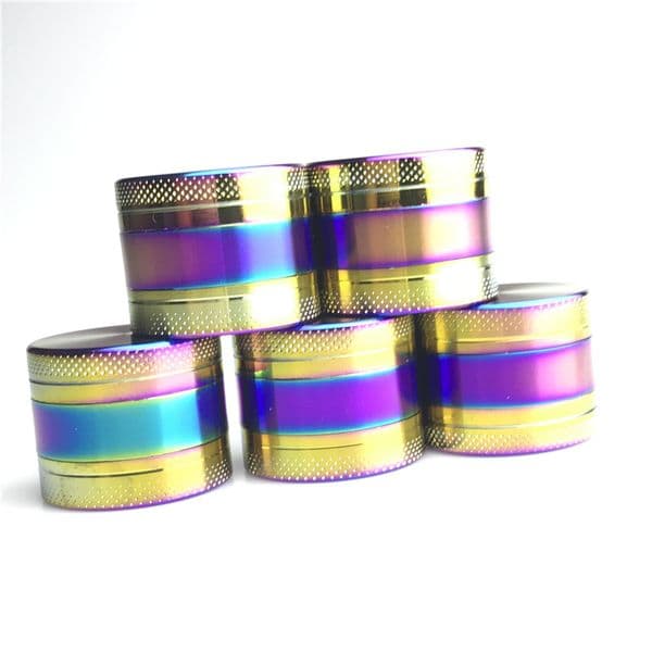 2026 New 2025 New 30Mm Herb Grinder 3 Layer Aluminum Alloy Cnc Teeth Tobacco Mini Rainbow Grinders For Smoking Space Case Metal Dazzling Colors F Free Shipping