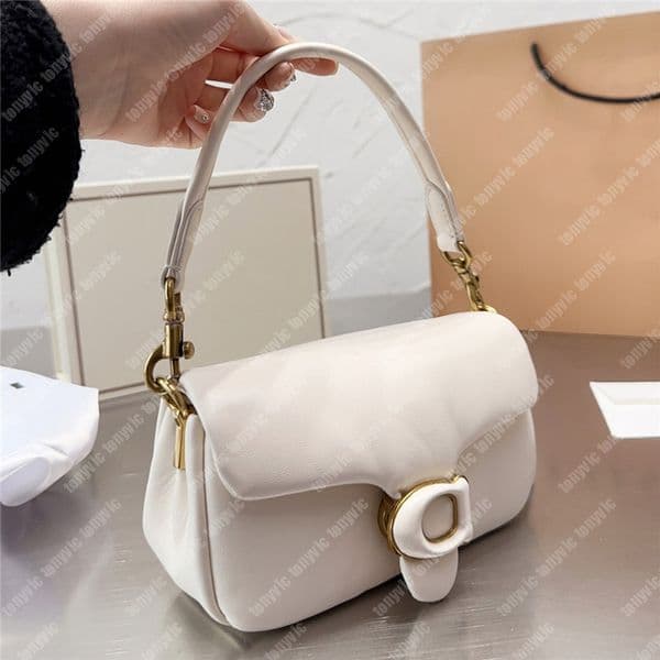 Tabby Mini Designer Shoulder Bag For Woman Cloud Pillow Bags Genuine Leather Luxury Crossbody Bag Classic Letters Buckle Fashion Handbags