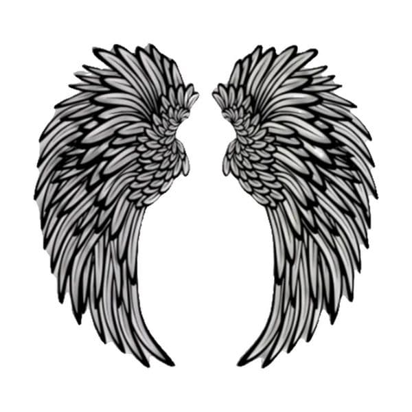 Metal Angel Wings Wall Angel Wings Wall Art Decor Glide Modern Wall Sculpture Large Ancient Iron Wall Decoration With LED Wall