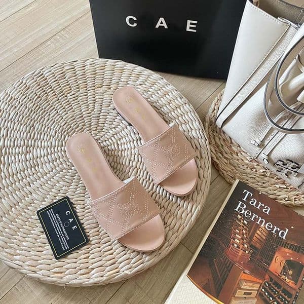Sandals 2023 Designer Slides Women Slippers Brand Sandals Printed Striped Sheepskin Filled Letter Flat Bottom Slippers-1