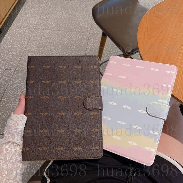 For ipad pro 11 12.9 10.9 High-grade Tablet Case for ipad Air10.5 Air1 2 mini45 ipad10.2 ipad56 Designer Fashion Leather Card Pocket ipad Case Holder Cover
