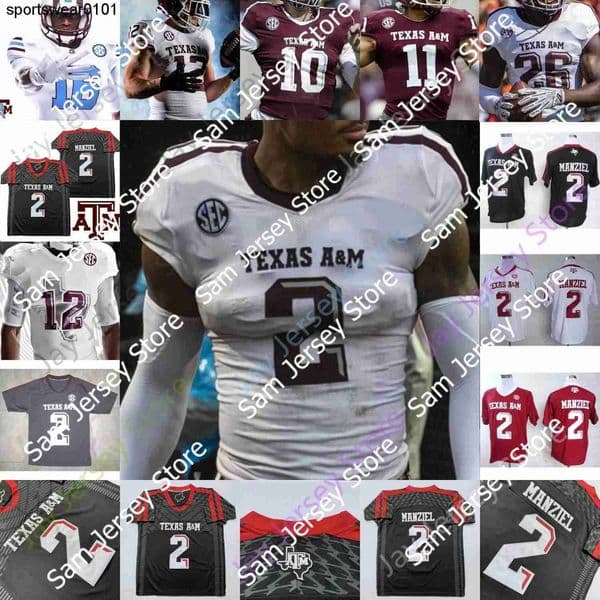 Football Jerseys Custom College Texas Am Aggie Football Jersey Myles Garrett Mike E 40 Von Miller Jhamon Ausbon Johnny Manziel