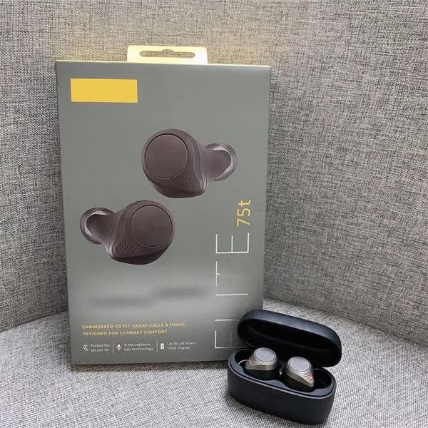 Jabras Elite New 75T TWS Wireless Bluetooth Earphones for Sports and Music Support IPX55 Dustproof and Waterproof Earbuds Epacket FreeL260604
