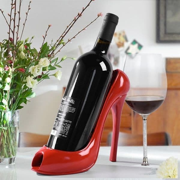 Bar Tools High Heel Shoe Wine Bottle Holder Stylish Rack Gift Basket Accessories for Home Red Creative Hol 230627