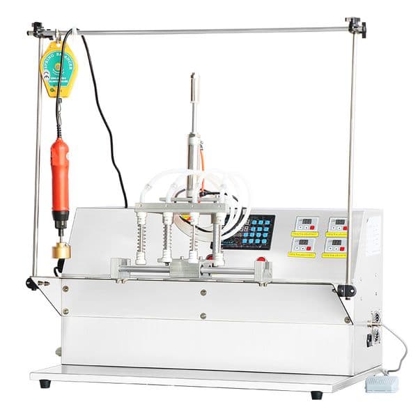 ZONESUN ZS-ASP4 Semi-Automatic Spout Pouch Filling and Capping Machine for Stand Up Bag Doypack Packaging