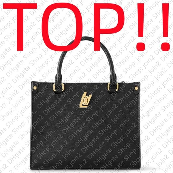 TOP. M22311 LOCK & GO Designer Shopping Tote Leather Bag Cross Body Bags Hobo Satchel Pochette Accessoires Luxury Handbag