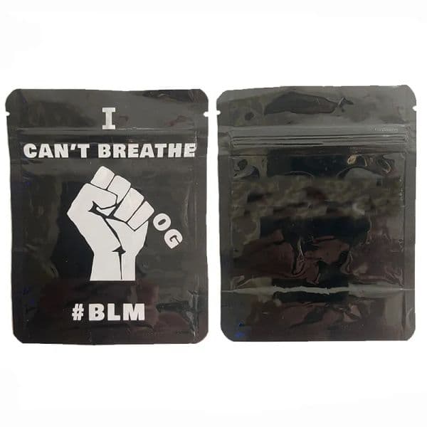 wholesale mylar bags 420 dry herb flower packaging plastic Empty Bag pouch Packing 3.5 smell proof sealed edibles baggies