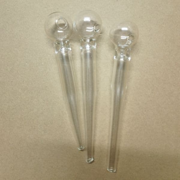 High Quality Quartz Glass Oil Burner Pipe Clear Tube Thick Hand Tobacco cigarette pipe