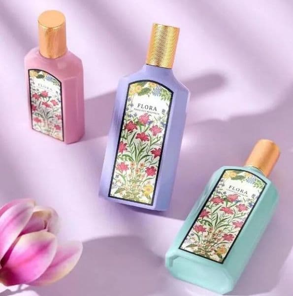 Designer Brand Flora Perfumes GORGEOUS Magnolia For Women Gardenia Cologne 100ml Woman Sexy Jasmine Fragrance Perfumes Spray EDP Parfums