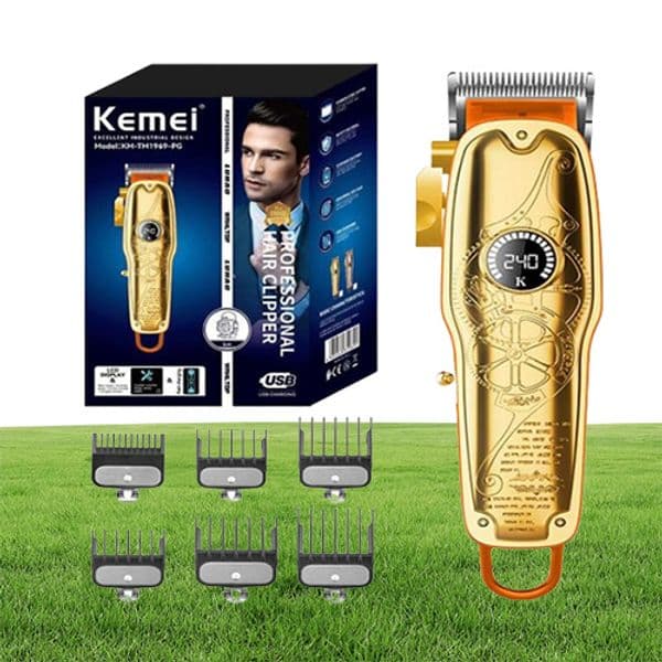 Hair Clippers Original Kemei Adjustable Powerful Electric Clipper Professional Barber Cordless Trimmer Beard Haircut Rechargeable