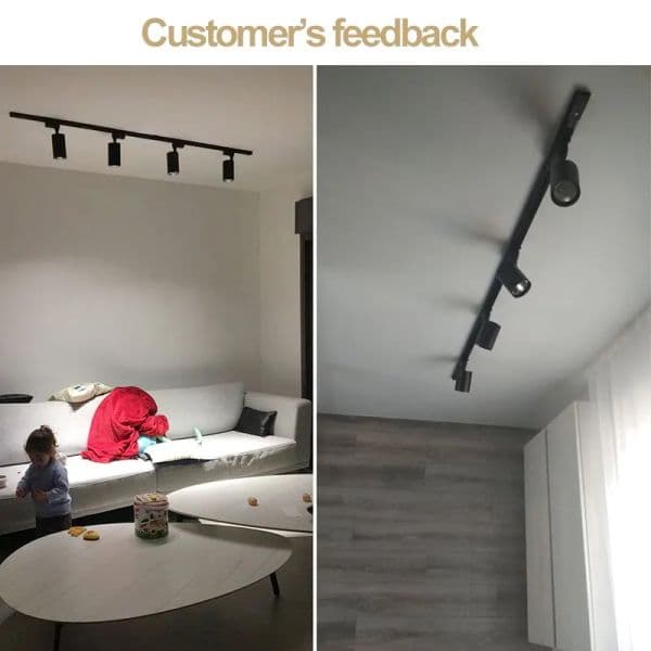 Track Light COB Set Led Track Lighting Lamp Rail Spot Lights Led 12/20/30/40W Spotlight Clothing Shop Store Home 220V Deco Fixture 10 lights set