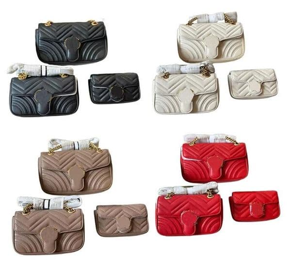 New Star Bags Tote Bags Handbag Women Shoulder Bags Famous Chain Crossbody Bag Fashion Quilted Heart Leather Handbag Female Designer Purse Bag