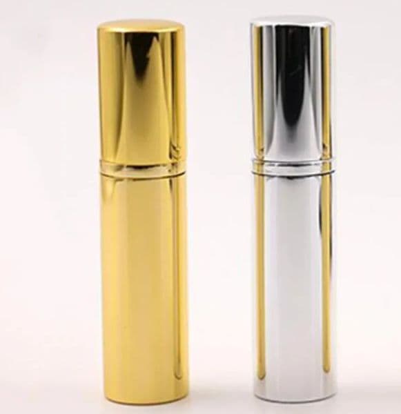 wholesale 5ml Refillable Portable Mini Perfume Atomizer Party Favor Empty Spray Bottle Aluminum Shell Case Glass Inner Cosmetic Liquid C385