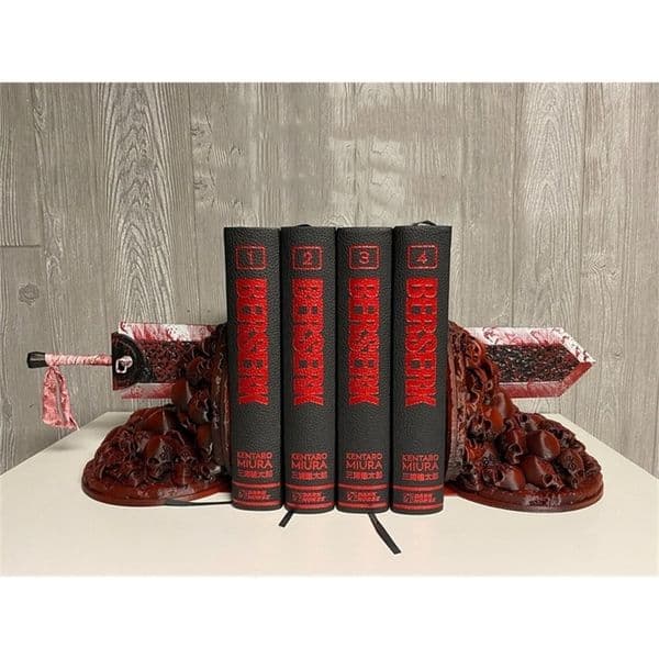 2026 Decorative Objects perfume Figurines cologne Berserk Bookends Furious Dragon Slayer Resin Ornament Desktop Bookshelf Books Holder Home Decoration 220906 Fr