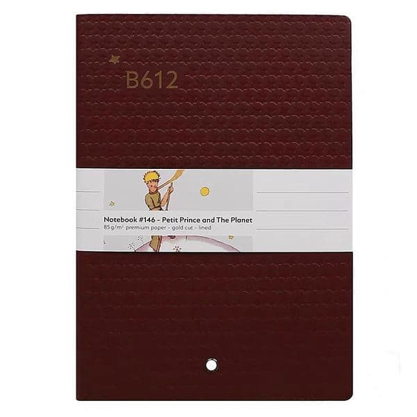 wholesale New Luxury #146 Notepads Black & Brown Leather Cover Agenda Calendar Handmade Note Book Classic Periodical Diary Business Notebook A5
