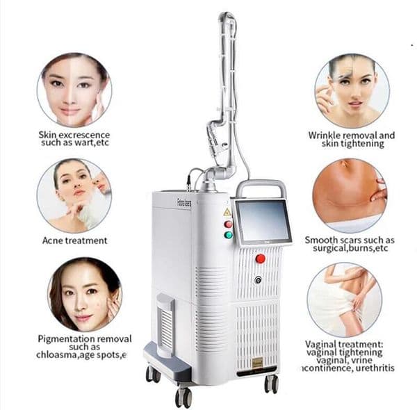 4D Co2 Fractional laser machine 10600nm wavelength Skin resurfacing for scar wrinkles removal acne treatment Vagina Stick Vaginal Tightening