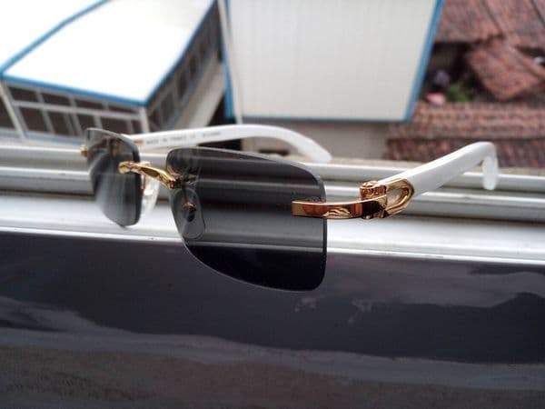 designer sunglasses for women mens frameless fashion brand buffalo horn glasses man carti eyeglasses woman black red brown transparent sunglass eyewear Lunettes