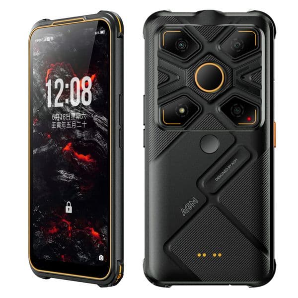 Original AGM G1S Pro 5G Mobile Phone Infrared Thermography 8GB RAM 128GB ROM Snapdragon 480 Android 6.53" Full Screen 48.0MP 5500mAh Dustproof Outdoors Smart Cellphone