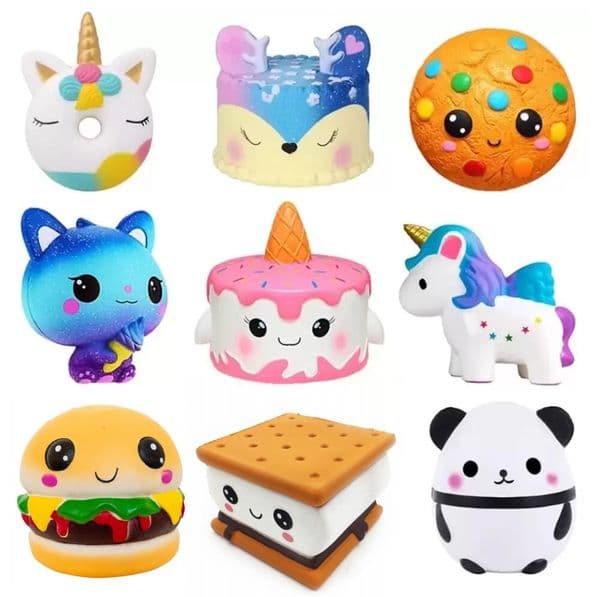 Kawaii Jumbo Squishy Horse Cake Deer Animal Panda Squishes Slow Rising Stress Relief Squeeze Toys for Kids Gc0924x1
