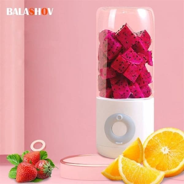 Fruit Vegetable Tools 6 Blades Juicer Blender Portable USB Rechargeable Mini Home Wireless fruit juicer machine Food Processor Maker Juice Extractor 220928