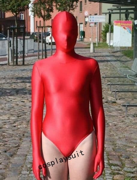 Blue color sexy spandex fetish Catsuit Costumes halloween unisex tights zentai suits stage performance costume