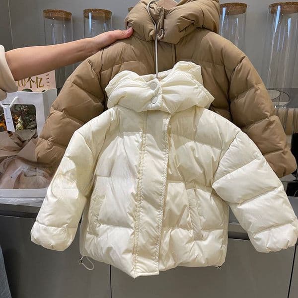 Down Coat Korean Baby Jacket Kids Cotton padded Boys Girls Clothing Child Winter Thin And Light Outerwear 221130