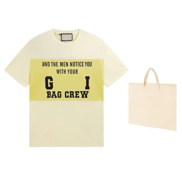 Classic Spring New Fashion Round Neck Loose Version Printed Tshirt Men's Women's Casual Short Sleeves Color Black And White Size S-M-L-Xl-Xxl F423
