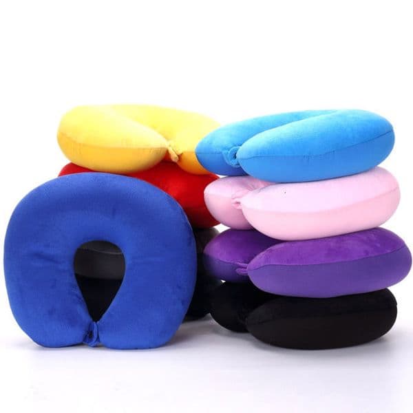 Pillow U Shaped Travel Particles Microbeads Neck Car Plane s Soft Cushion Home Outdoor Textile Stock Garden 221205