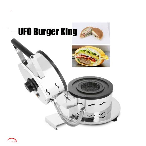 Hot Buger Krapfen Donut Warmer Electric Ice Cream Sand Maker Machine Hamburger Iron Press Maker Hamburger Machine