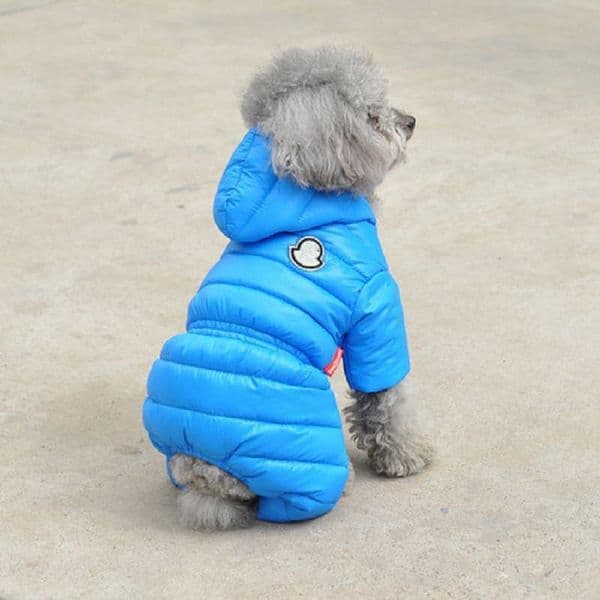 Designer Apparel Waterproof Windproof Dogs Coats Clothes Winter Dog Warm Fleece Padded Cold Weather Pet Snowsuit For Chihuahua Poodles Bulldog Pomeranian