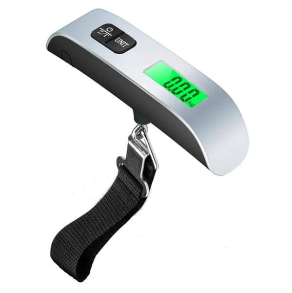 Digital Electronic Luggage Scales Portable 50kg/110lb Suitcase Scale Handled Travel Bag Weighting LCD Display Hanging Scale SN562