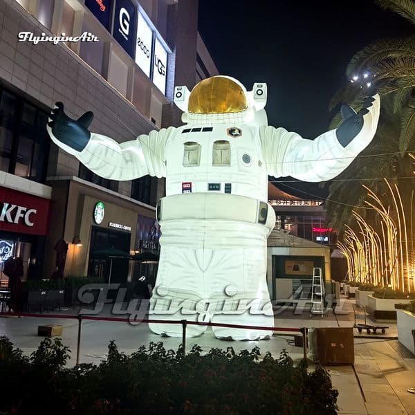 Outdoor Giant Inflatable Astronaut Artistic Figure Model Air Blow Up Spaceman Balloon For Aerospace Exhibition And Space Show