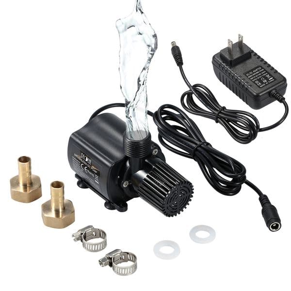 Air Pumps Accessories 800LH DC 12V Brushless Water Pump Motor Water Circulation Submersible Aquarium Water Pump for Fountain Pond Fish Tank 221119