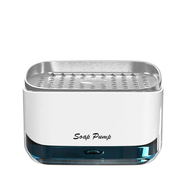 Liquid Soap Dispenser 2 In 1 Kitchen Scrubbing Detergent Press-Type Box Pump Organizer Tool Bathroom Supply 221123