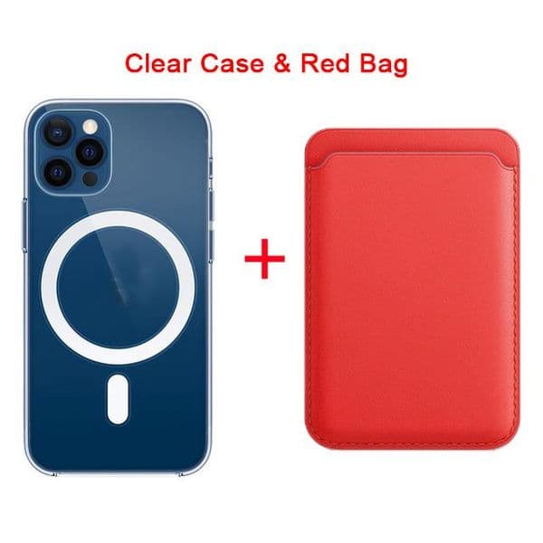 For Apple Iphone Holder Cases Wallet Cover Phone Pocket Bag Magnetic Card Max Leather 13 11 12 Pro X Xs Xr Adsorption