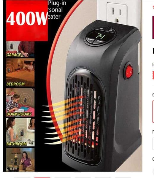 Wall Electric Heater Mini Fan Heater Desktop Household Wall Handy Heating Stove Radiator Warmer Machine for Winter EUUSUK Plug