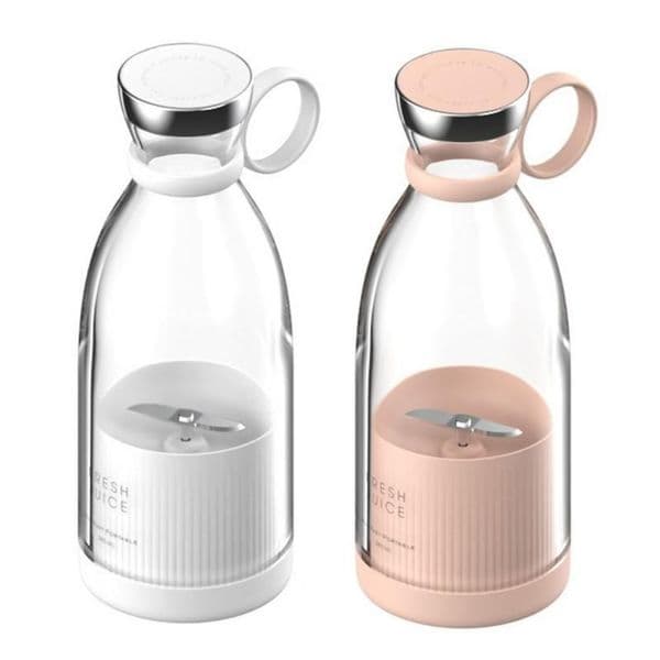 Portable Blender Kitchen Tools Personal Size Blender for Juice Shakes Smoothies Wireless Charging with Four Blades Mini Blender Travel Bottle Wholesale