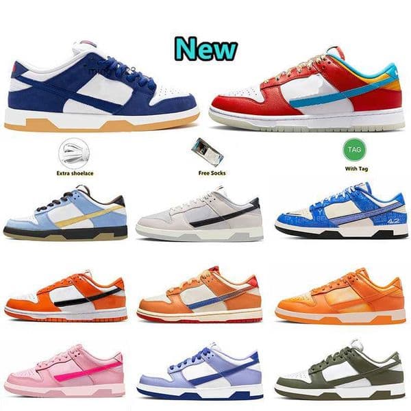2026 Designer Running Shoes low LA Dodgers Triple Pink Jackie Robinson Fruity Medium Olive Pebbles Homer Safety Orange Blueberry Judge Grey