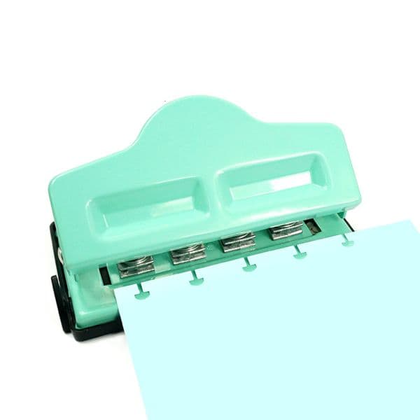 Other Home Storage Organization 4 Hole Creative Mushroom Hole Puncher Disc Ring Binding Cutter Ttype Paper Puncher Craft Diy Tool Offices Stationery 221130