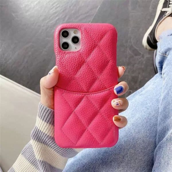 For Iphone Cases Phone Shell Fashion Pu Leather With Card 13 Pro Max 12 11 Xr Xs Xsmax Mobile Back Cover With Cards Pocket Luxury Cellphone Case