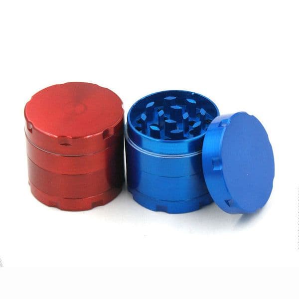 Travel Colorful 40mm 4layer Mini Herbal Spice Crusher Herb Grinder Zinc Alloy Metal Custom OEM ODM Tobacco Grinders For smoking