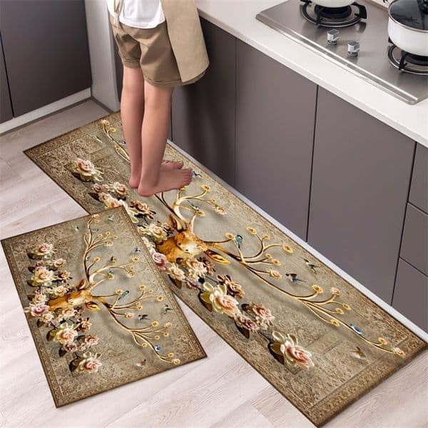 Carpet Kitchen Mat Carpet Bathroom NonSlip Entrance Doormats Home Decor Hallway Floor Mat Living Room Bedroom Bedside Area Rugs 221008