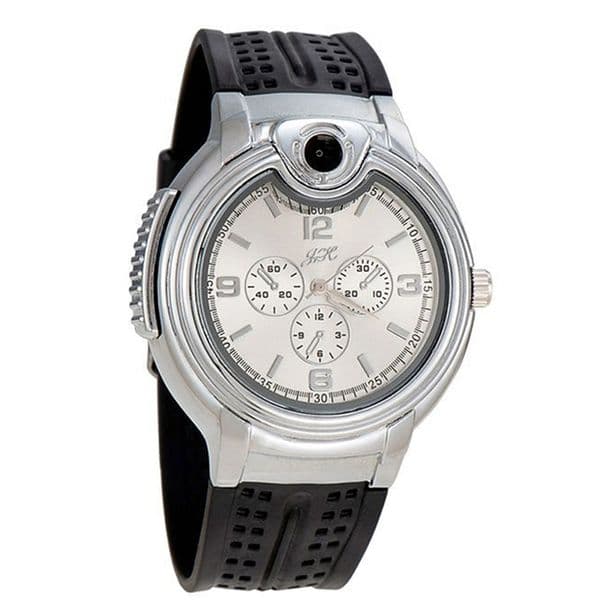 Designer Creative New Watchs Inflatable Lighters woman Metal Personality Gas Electronic Open Flame Watch Lighter Free Shipping