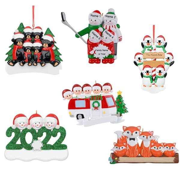 2024 DIY Christmas Tree Decorations Cute Resin Christmas Room Decor Ornaments Free Delivery