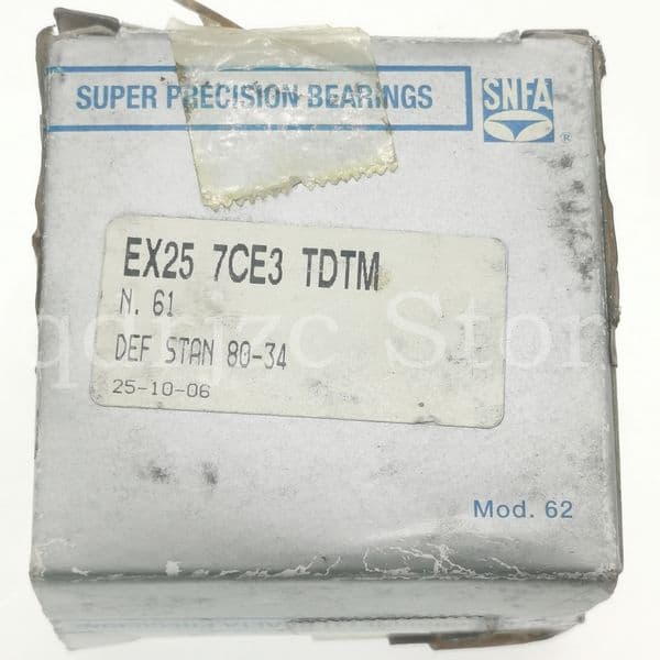SNFA precision quadruple Angular contact ball bearings EX25 7CE3 TDTM 7005ACD/P4AQBCB