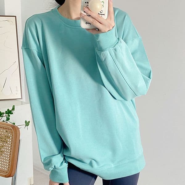 Women's Yoga Outfit Sweater Top Casual Loose Gym Oversized Crew Sports Shirts Workout Blouse Woman Antumn Long Sleeve For Fitness